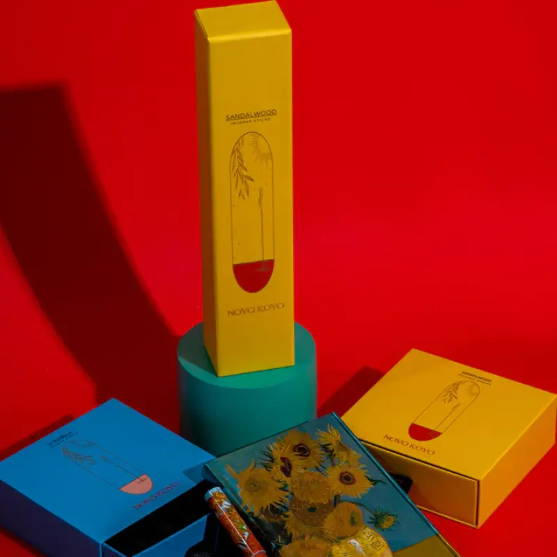 Agarbatti | Incense Sticks | Charcoal Free | Sandalwood | 70 Sticks & Wooden Star